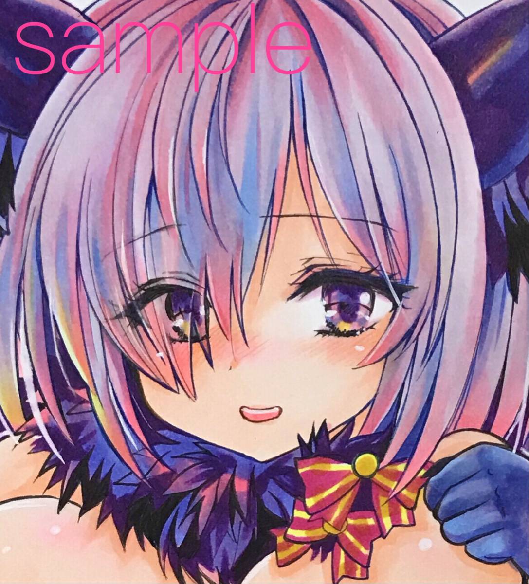 同人 手描きイラスト Fate/GrandOrder【FGO】マシュ・キリエライト