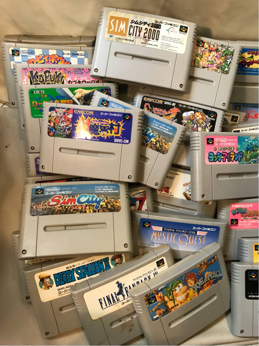 スーパーファミコンソフト スーパーファミコン☆ソフト☆40本まとめて 