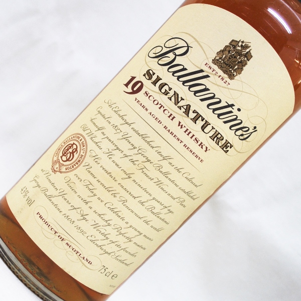 古酒 未開栓 バランタイン シグネチャー 19年 750ml 古酒 未開栓 未開