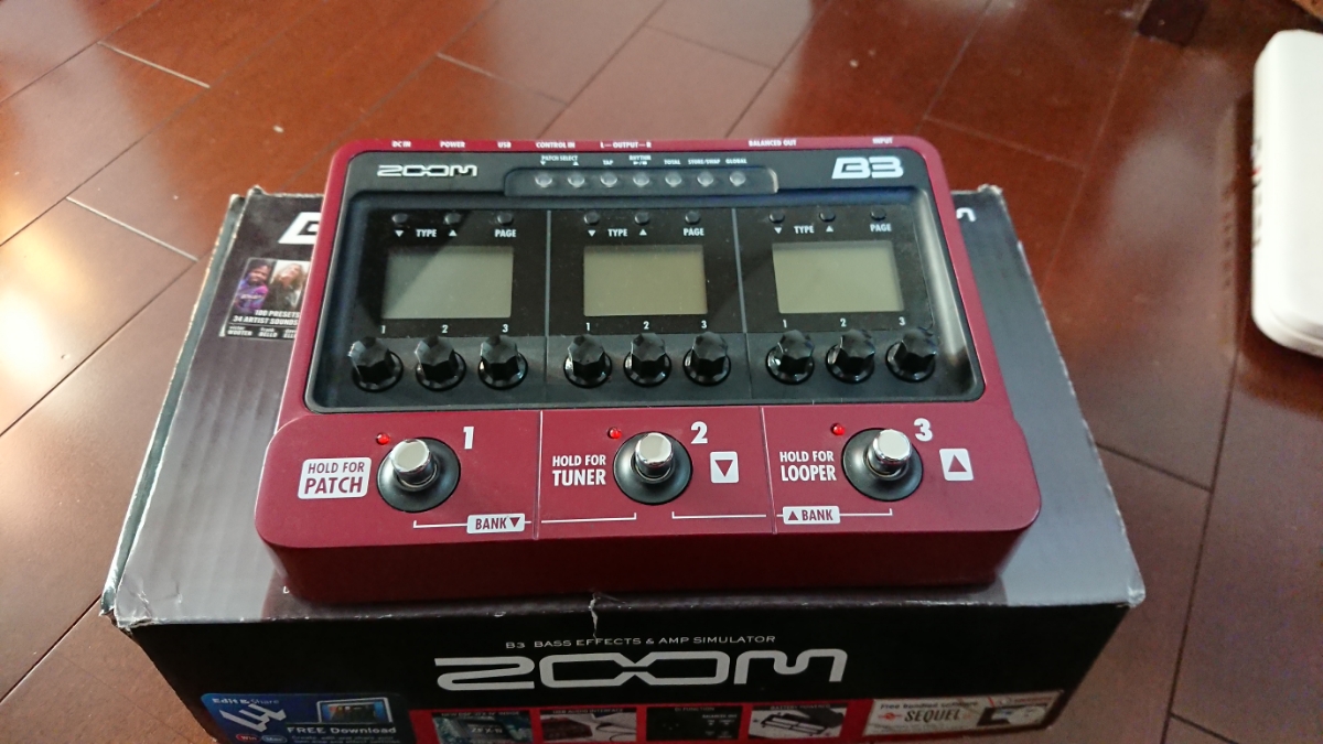 ZOOM B3 マルチエフェクター