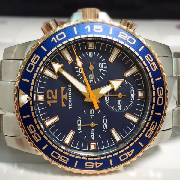 可動品TECHNOS ダイバー 10気圧防水 TECHNOS（テクノス） メンズ 腕時計 10気圧防水 TSM419GB ブラック