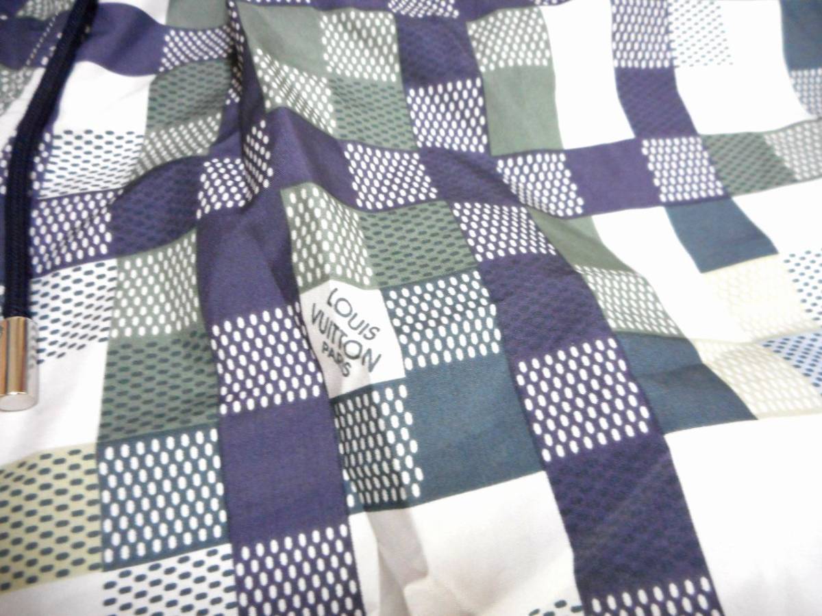 正規 美品 ルイヴィトン チェック 水着 スイムウェア メンズ LOUIS