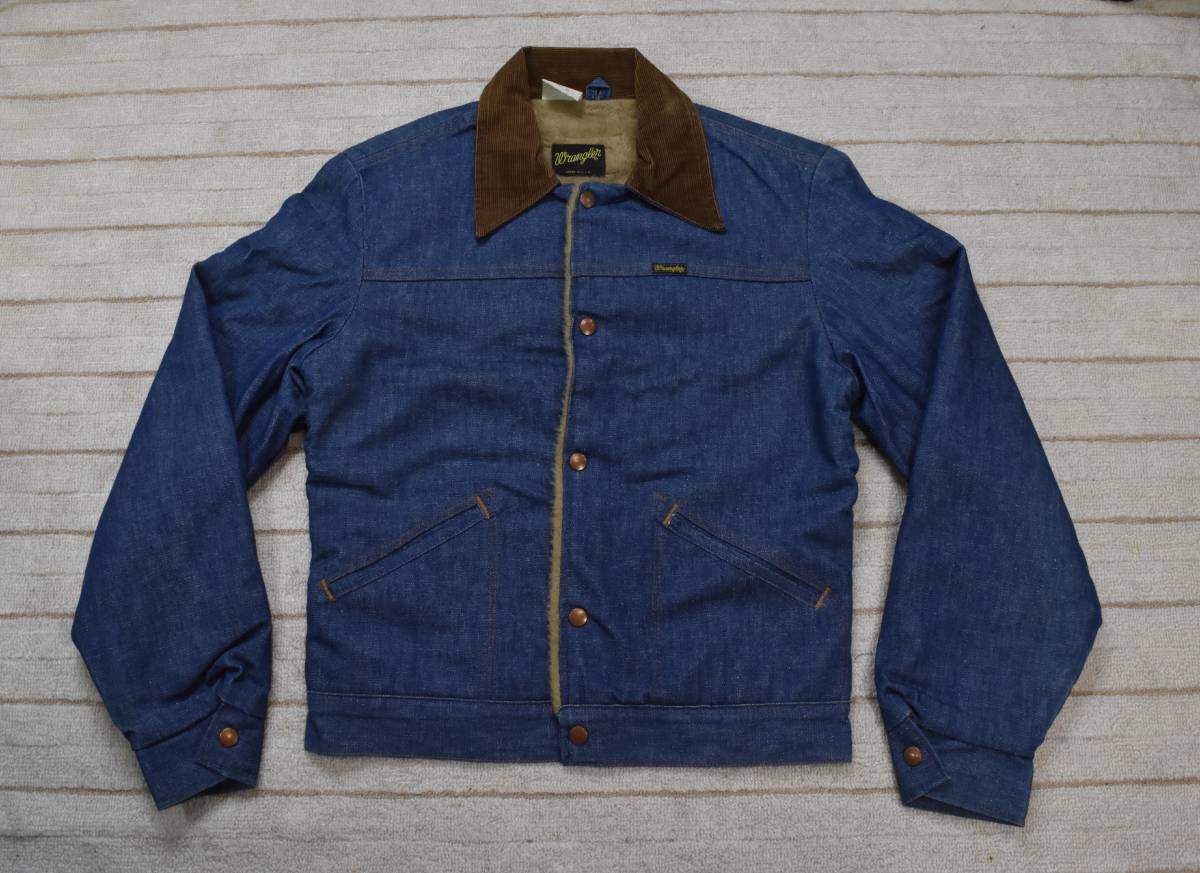 ラングラー 227MJL 70s USA製 デニム ジャケット ライナー付き 濃紺 Wrangler / 501 11MW 101 505 ストームライダー