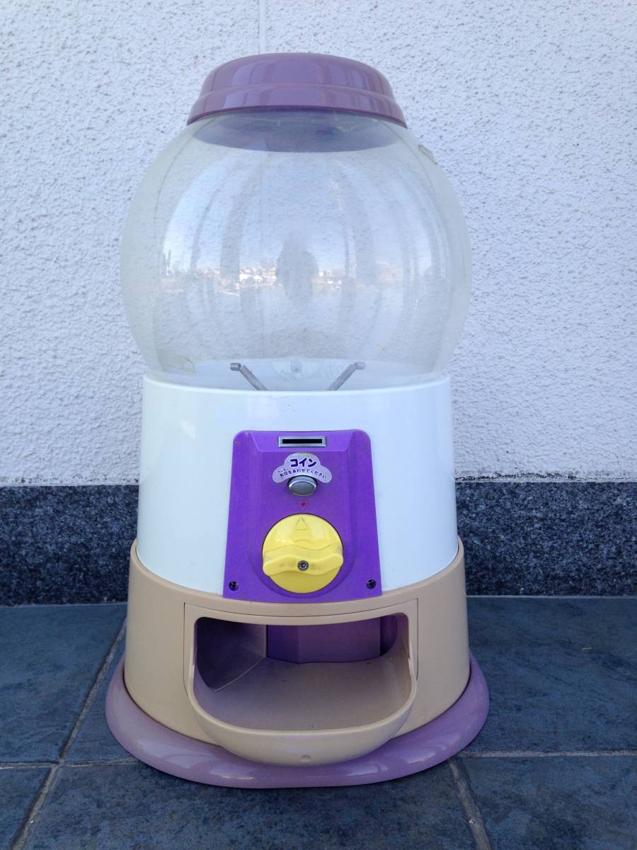 プチコロ☆中古ガチャガチャ本体☆ラベンダー☆コイン専用(専用コイン
