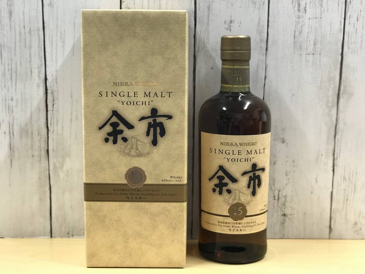 余市 15年 ニッカ ウイスキー 700ml NIKKA 食品・飲料・お酒 700ml 