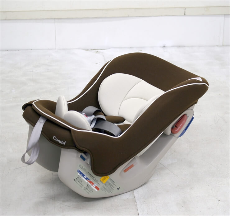 チャイルドシート Combi ブラウン⁄ホワイト ポッソEC ブラウン 