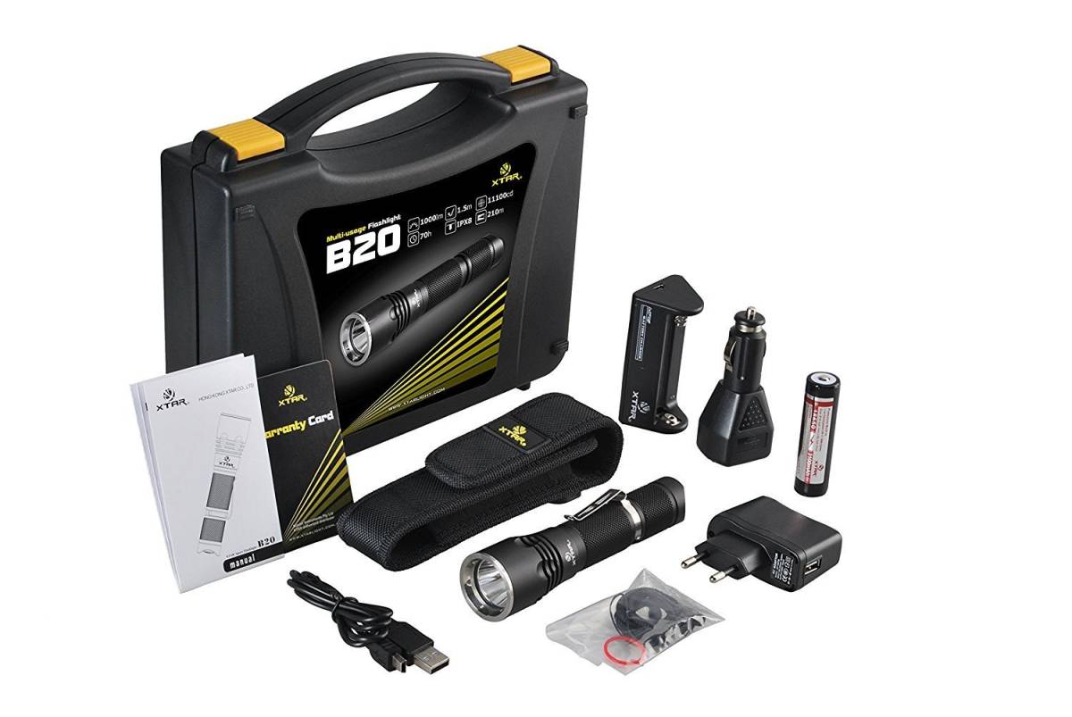 XTAR(エクスター) B20 Pilot II 充電器&バッテリーセット 【国内正規品】