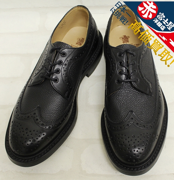 1S4384/未使用品 トリッカーズ M7306 ウイングチップブローグシューズ Trickers_1