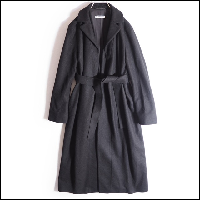 A3435H ▽JIL SANDER ジルサンダー▽ アンゴラ混ウール ロングコート