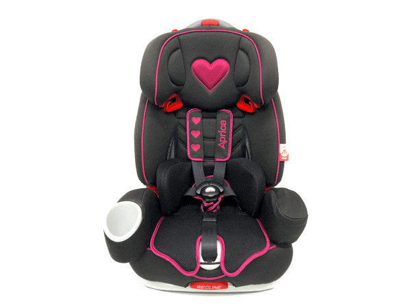 Aprica 【超美品＋洗浄済】☆Aprica 　アップリカ　ユーロハーネスDX◆1歳～11歳頃◆３ステップ☆ ユーロハーネスDX チャイルドシート ジュニアシート アップリカ