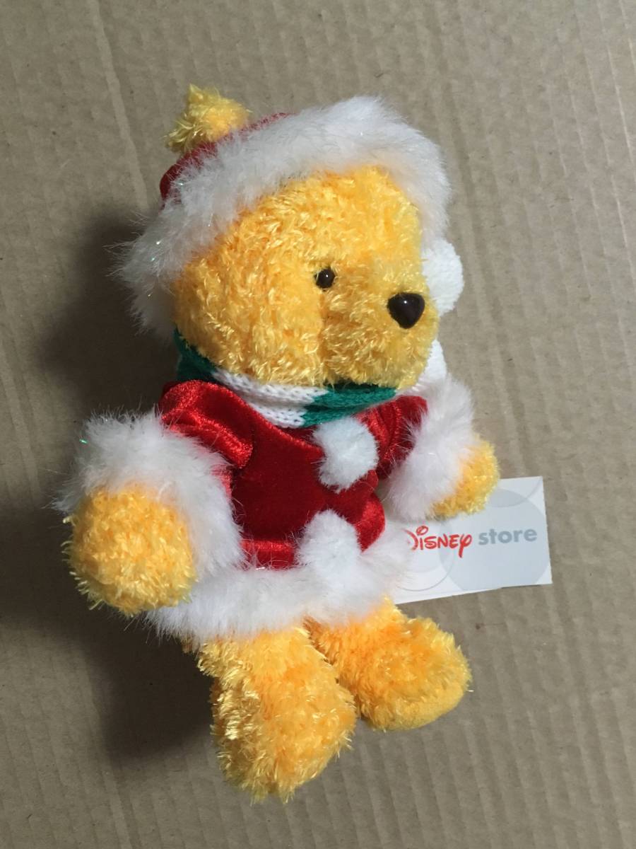 くまのプーさん ぬいぐるみ ALL SEASONS POOH 12月 サンタ クリスマス ディズニーストア 約17cm_2