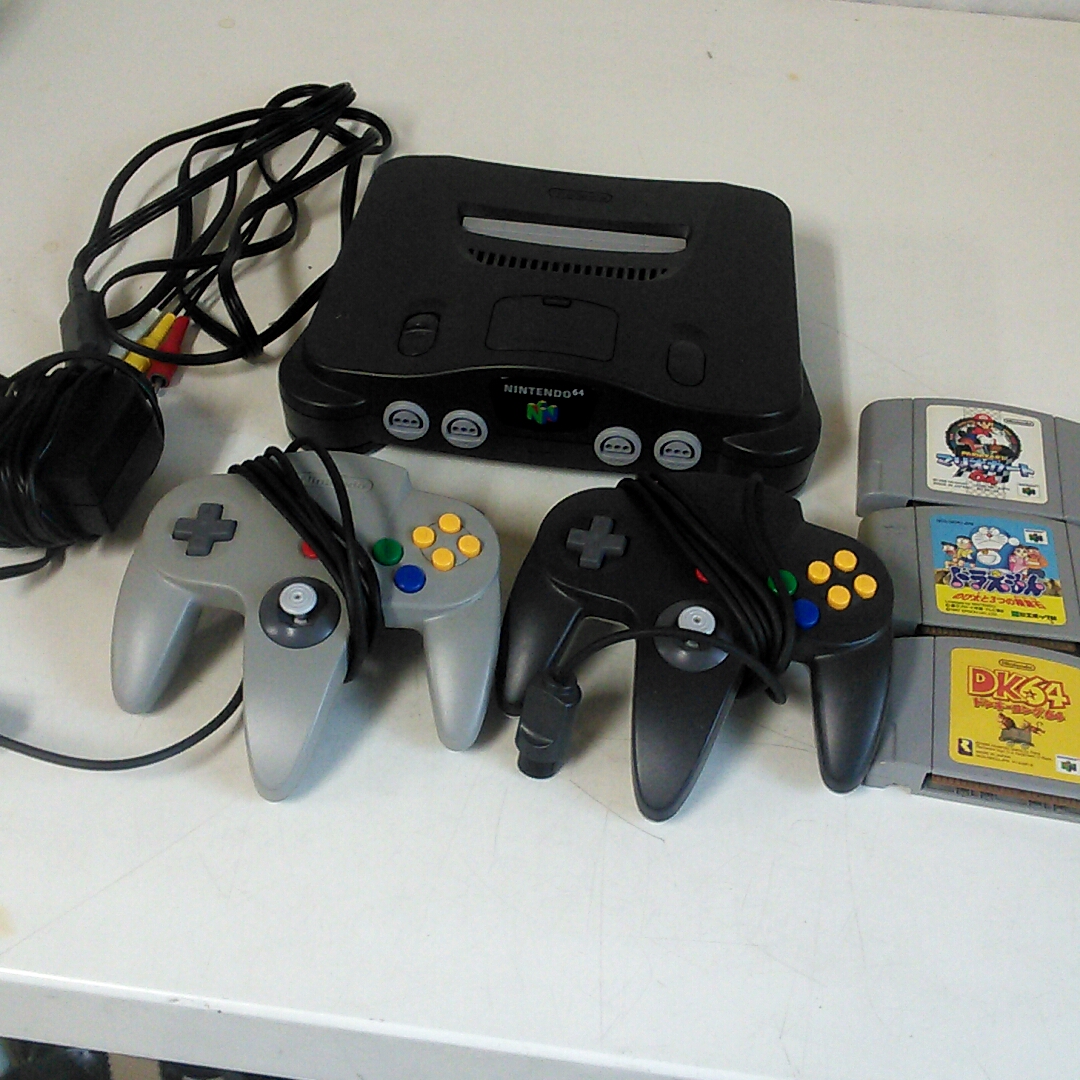 Nintendo 64 本体 Nus 001 ソフト マリオカート ドンキーコング ドラえもん まとめ 本体 アクセサリー 売買されたオークション情報 Yahooの商品情報をアーカイブ公開 オークファン Aucfan Com