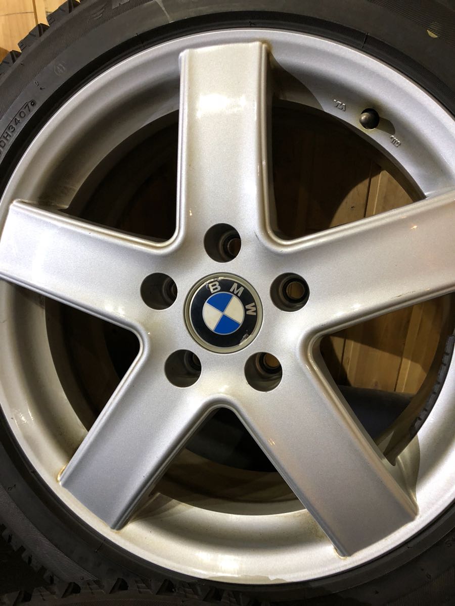 225/45R17 ブリヂストン/RFT 07年 BMW AGA TARGA 7J +34 120 5H スタッドレス 4本