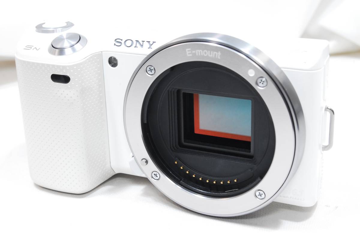 極上品 SONY NEX-5 ボディ ミラーレス ホワイト(ソニー)｜売買された 