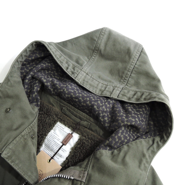14aw wtaps M-64 ミリタリーパーカー 裏ボア モッズコート オリーブ size1 TET着■1215