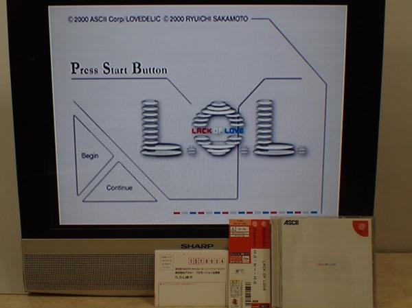 DC ドリキャス L.O.L LACK OF LOVE エルオーエル アスキー ラブデリック 帯ハガキ付【02