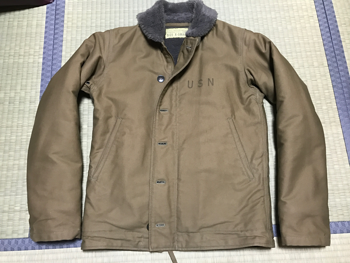 BUZZ RICKSON'S N-1 デッキジャケット XS カーキ