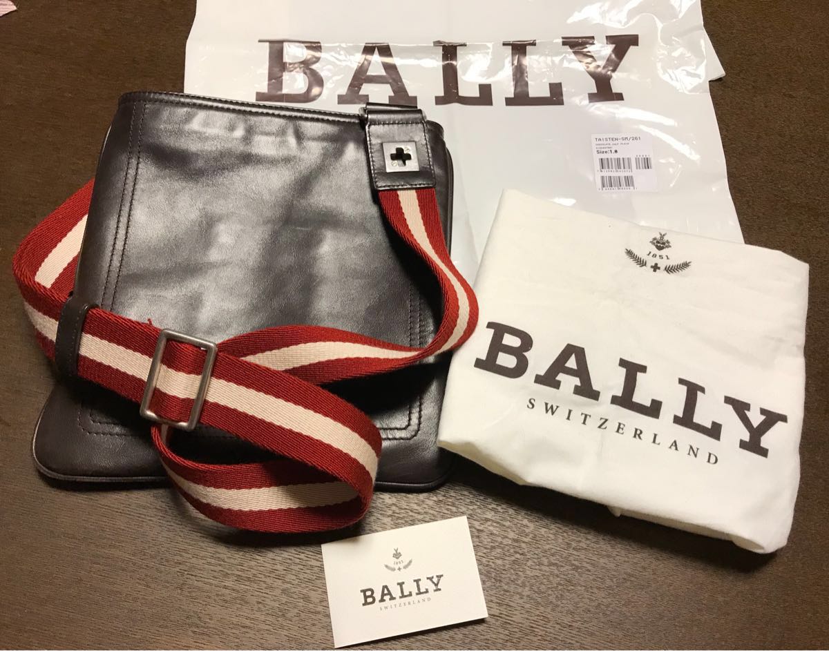 BALLY バリー レザー ショルダーバッグ ブラウン Bally レディース 