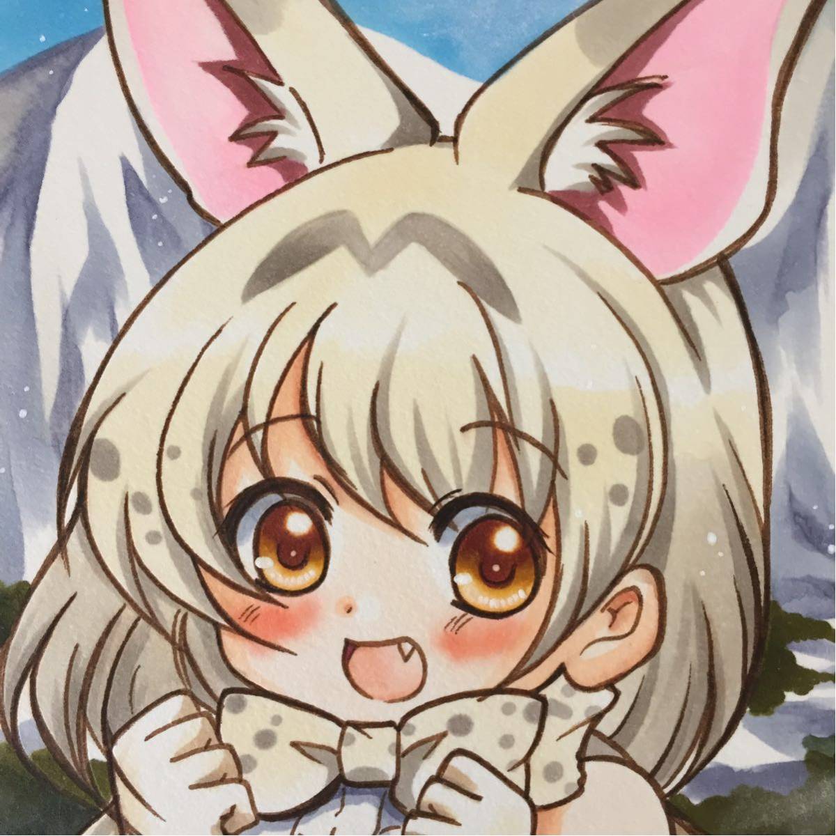 手描き同人イラスト サイズ けものフレンズ ホワイトサーバル 手描きイラスト 売買されたオークション情報 Yahooの商品情報をアーカイブ公開 オークファン Aucfan Com