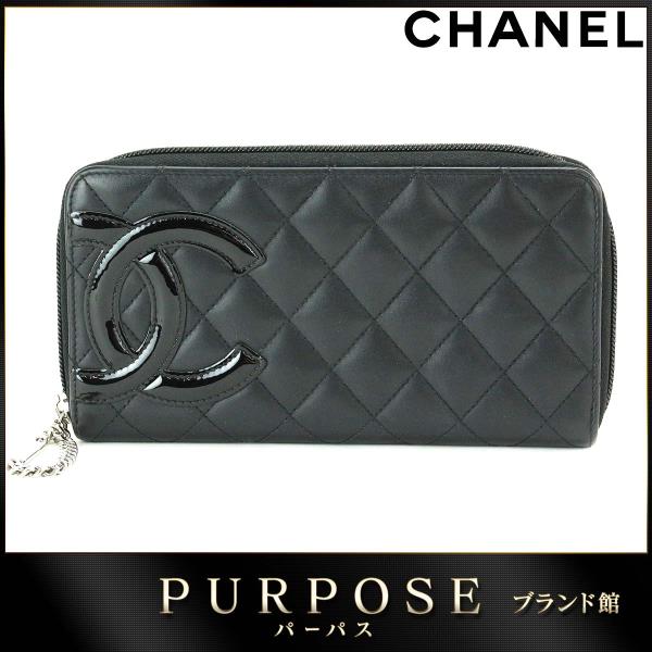  シャネル CHANEL カンボンライン ラウンドファスナー 長財布 レザー エナメル ブラック A50078 90031344(女性用財布)｜売買されたオークション情報、yahooの商品情報をアーカイブ公開 - オークファ 服飾小物