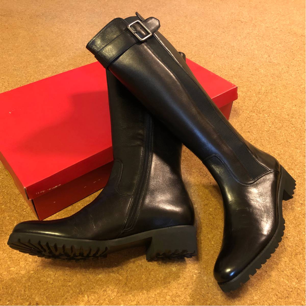人気定番，人気 大きいサイズ VANELi 女性用カッコいいロングブーツ 26 26.5cm(26.0cm以上)｜売買されたオークション情報、yahooの商品情報をアーカイブ公開 - オークファン 26.0cm以上