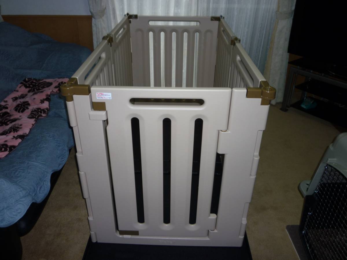 リッチェル ペット用 3WAYサークル 6面90H 【大型犬用/サークル】 中古