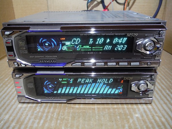 M929 D929 ケンウッド KENWOOD CD MD + kenwood 状態未確認 - 希少 AUX