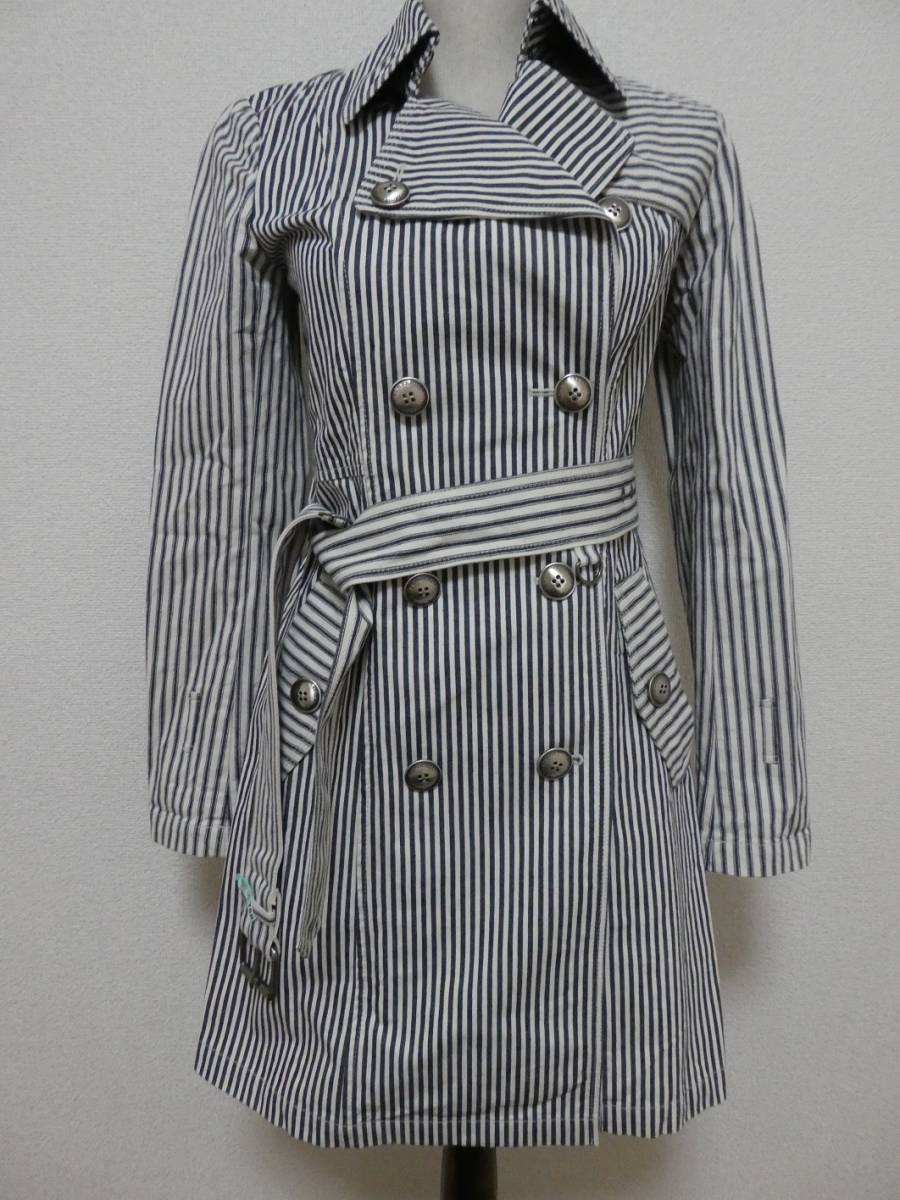 人気定番，限定セール バーバリーブルーレーベル スプリングコート 38サイズ 手首部分ベルト無し コートワンピース(コート)｜売買されたオークション情報、yahooの商品情報をアーカイブ公開 - オークファン 女性用