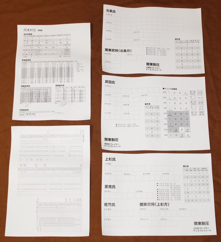 【未使用・未カット】 ツクダ 『関東制圧』 - 関東制圧 Wargaming 戦国 戦国群雄伝 カテゴリーの記事一覧