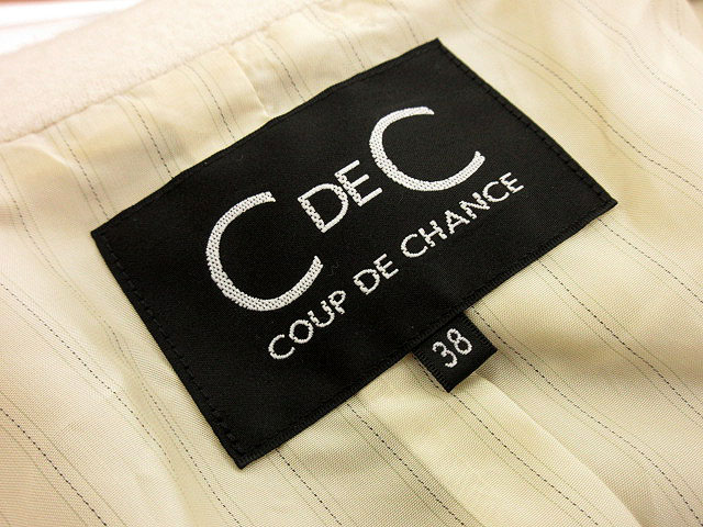 クードシャンス CdeC COUP DE CHANCE コート フード ファー 比翼仕立て 