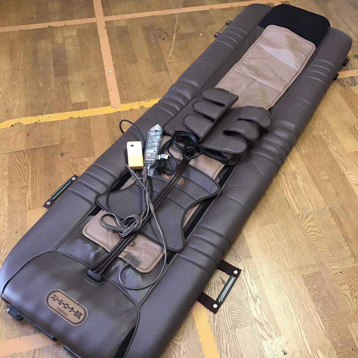 フランスベッド◆スリーミーローラーDX 電気マッサージ器 温熱治療器 イオンパッド付き 動作品 