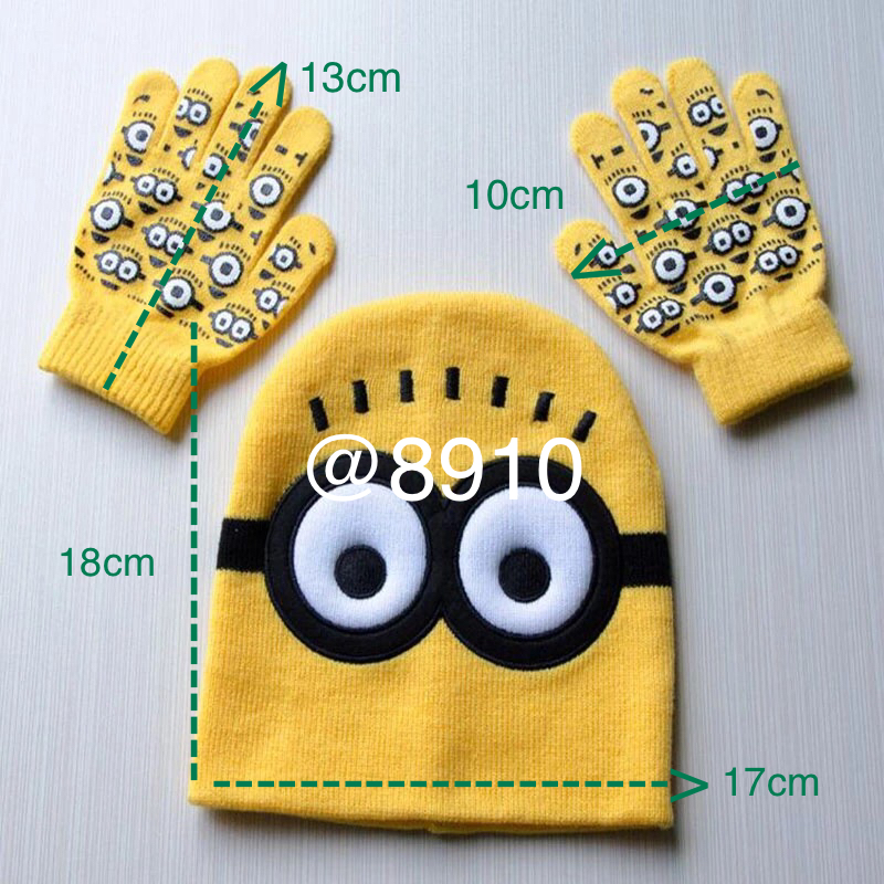 冬 子供用 ミニオン ニット 帽子 手袋 セット Minions 暖かい 帽子 売買されたオークション情報 Yahooの商品情報をアーカイブ公開 オークファン Aucfan Com