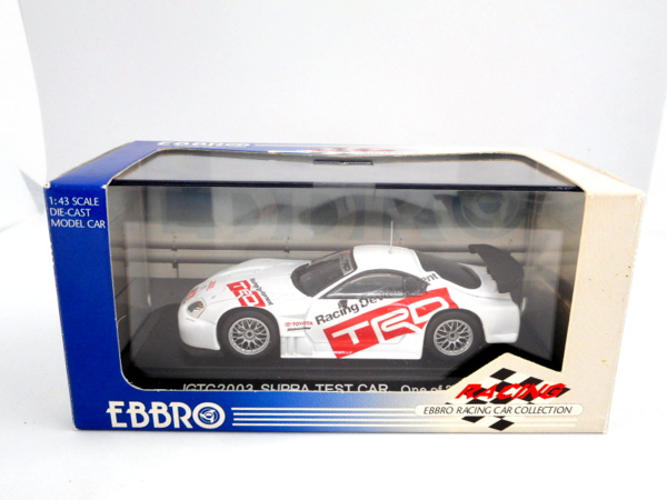 EBBRO 1/43 JGTC 2003 SUPRA TEST CAR / One of 2008pcs / GT選手権´03