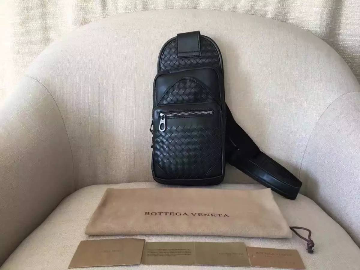 イントレチャート 長財布 コインケース 黒 Bottega ボッテガ・ヴェネタ 