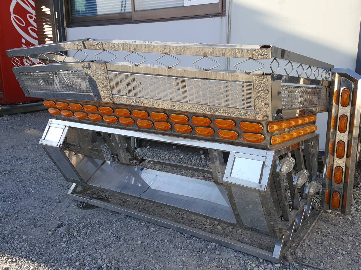 鳥かごシートデッキ デコトラ アートトラック シートキャリア ウロコ 