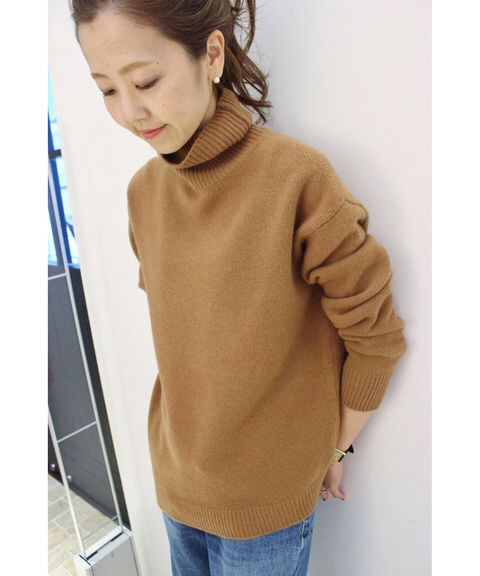 Plage SUPER FINE Wool ハイネックプルオーバー 20520円