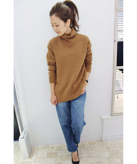 Plage SUPER FINE Wool ハイネックプルオーバー 20520円