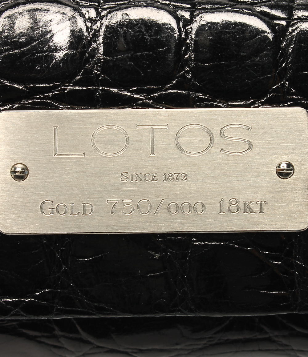 ロトス クロコ 眼鏡ケース LOTOS ユニセックス ファッション