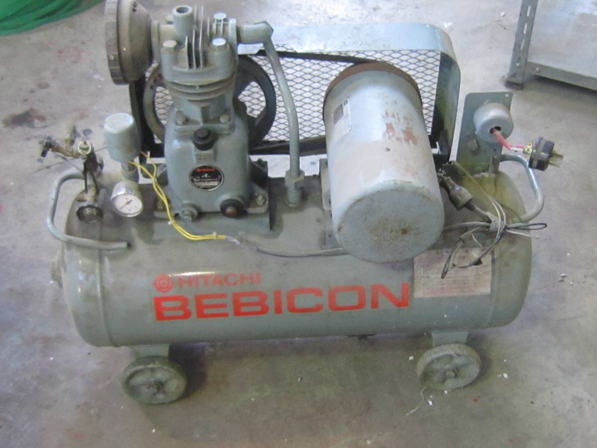 BEBICON ベビコン 100V 0.75KW 1馬力 50L 60hz コンプレッサー