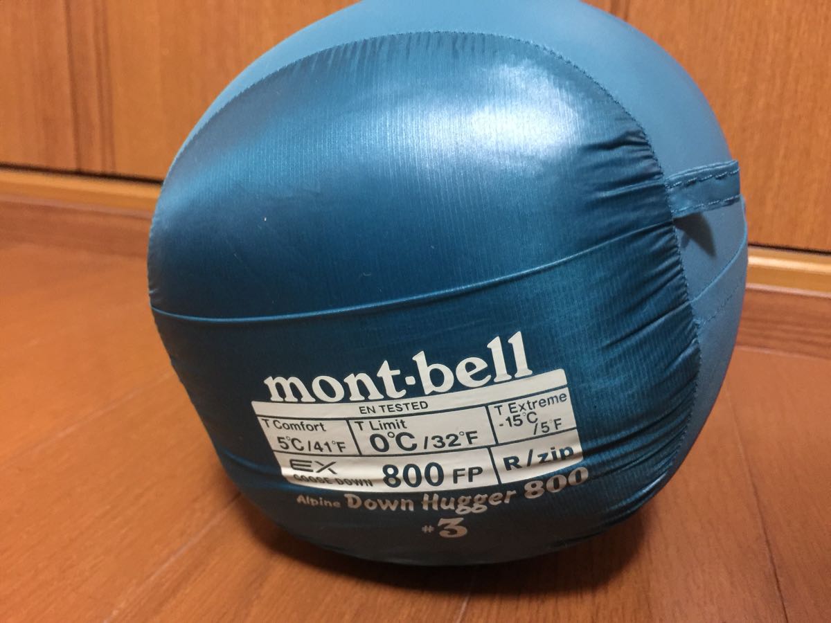 モンベル (mont-bell) アルパインダウンハガー 800 #3 使用1回