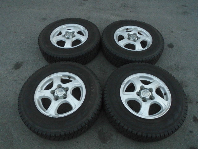 パジェロミニ H58A 後期純正アルミ 195/80R15