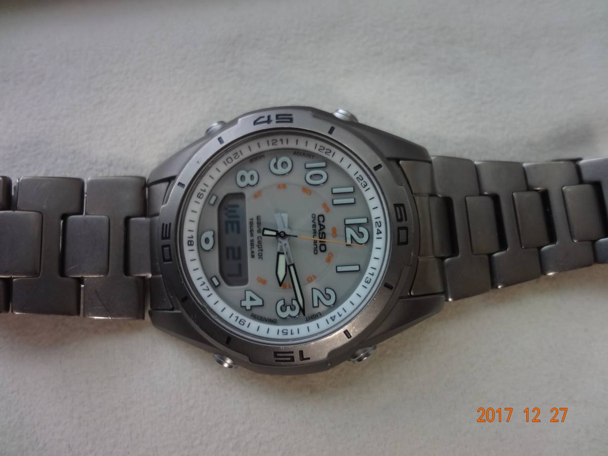 カシオ ウェーブセプター CASIO オーバーランド OVERLAND 電波 ceptor 