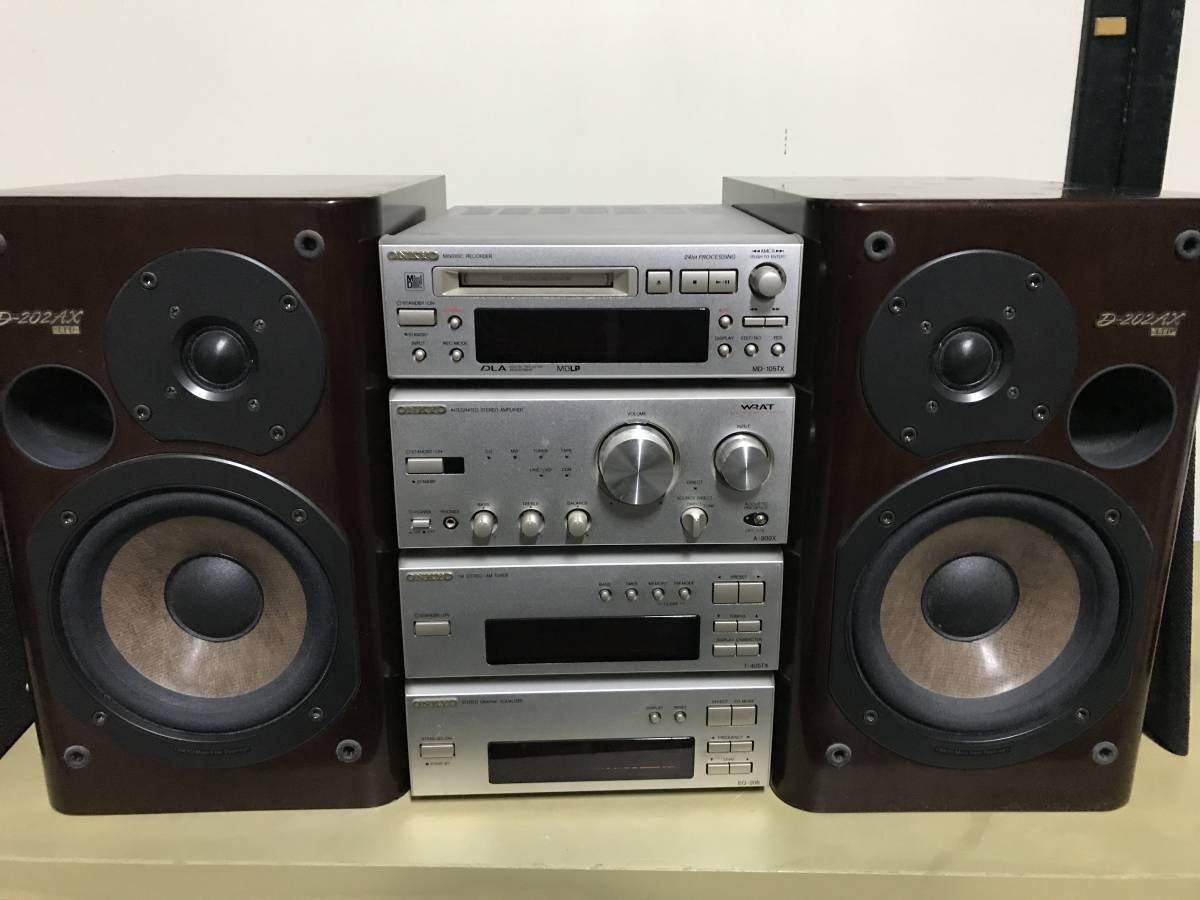 ONKYO システムコンポ A-909 A-909X MD-105TX C-709X システム ONKYO システムコンポ A-909 A-909X MD-105TX C-709X システム