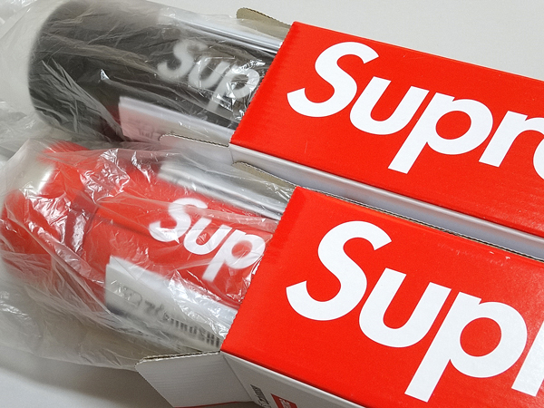 国内正規品 納品書原本付 付属品完備 2本セット 17fw Supreme Zojirushi Stainless Steel Mug Red Black シュプリーム 象印 赤 黒 水筒