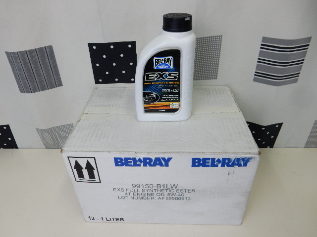 H11237K★BELRAY◇4Tエンジンオイル 5W-40 12本★未使用品