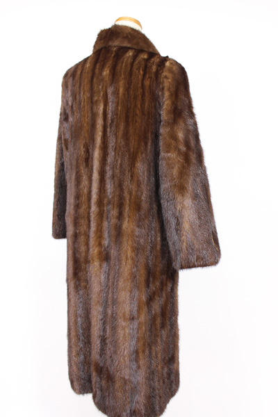 美品♪ SAN-MARCO FUR サンマルコ 高級 ミンク テーラー ロング コート 