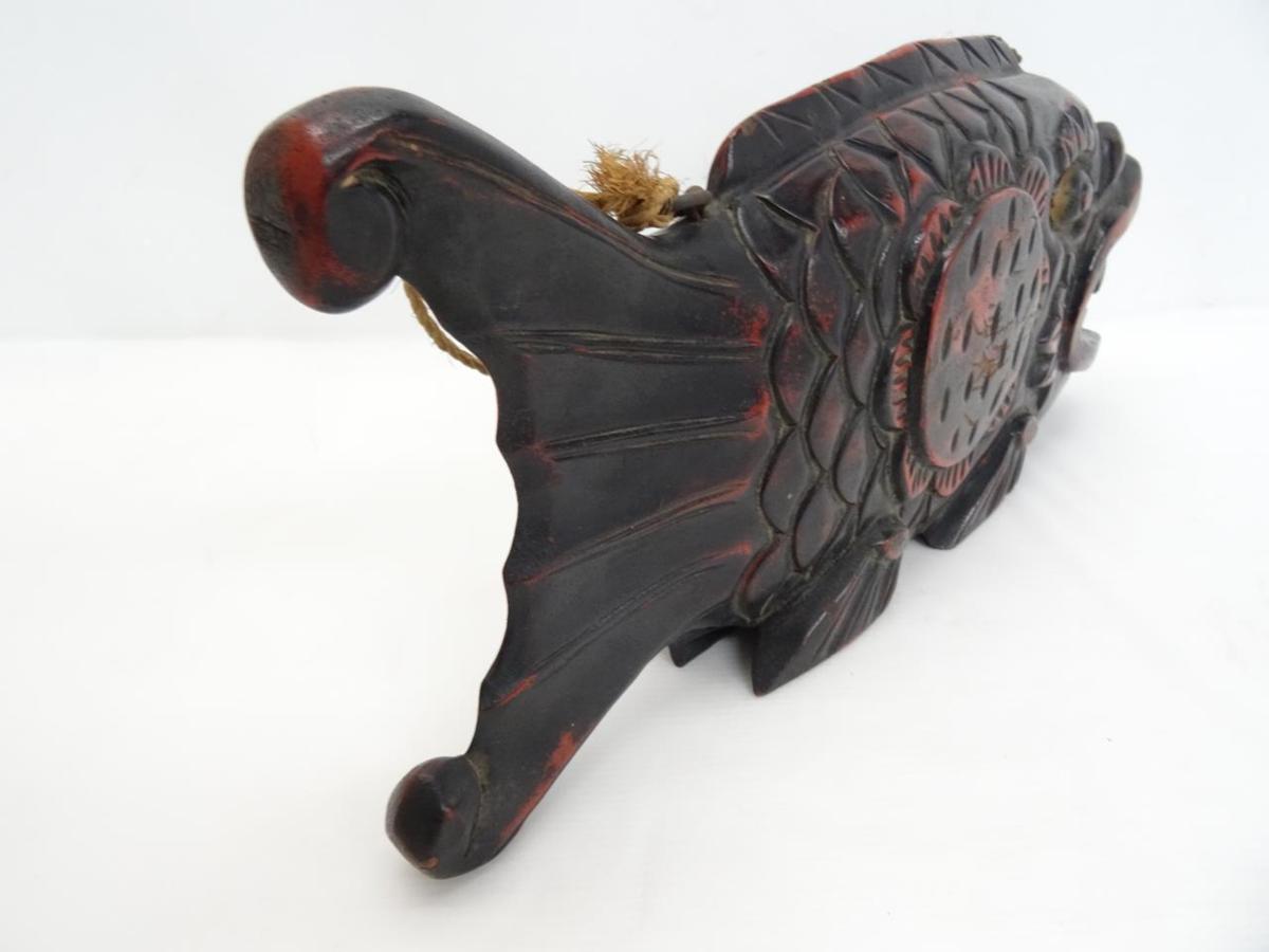 時代物 魚板（ぎょばん）、魚鼓（ぎょく）、開（かいぱん）⁄ 木製 仏具