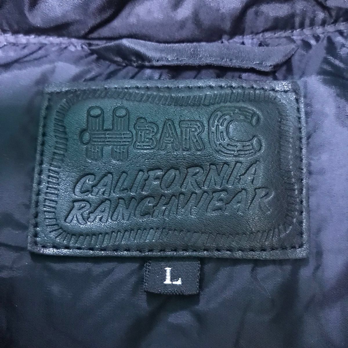 H BAR C CALIFORNIA RANCHWEAR ダウンベスト L HBARC エイチバーシー