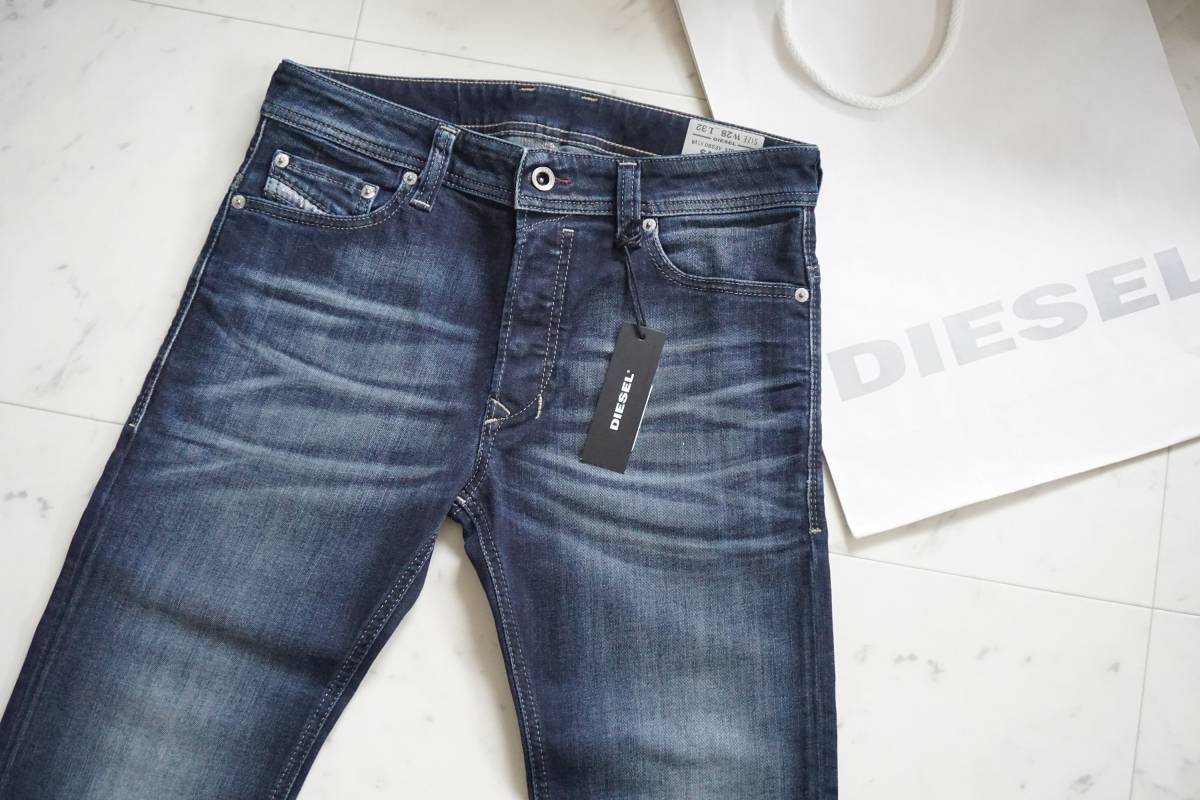 ディーゼル DIESEL SAFADO スリム デニム ストレート ダメージ加工 