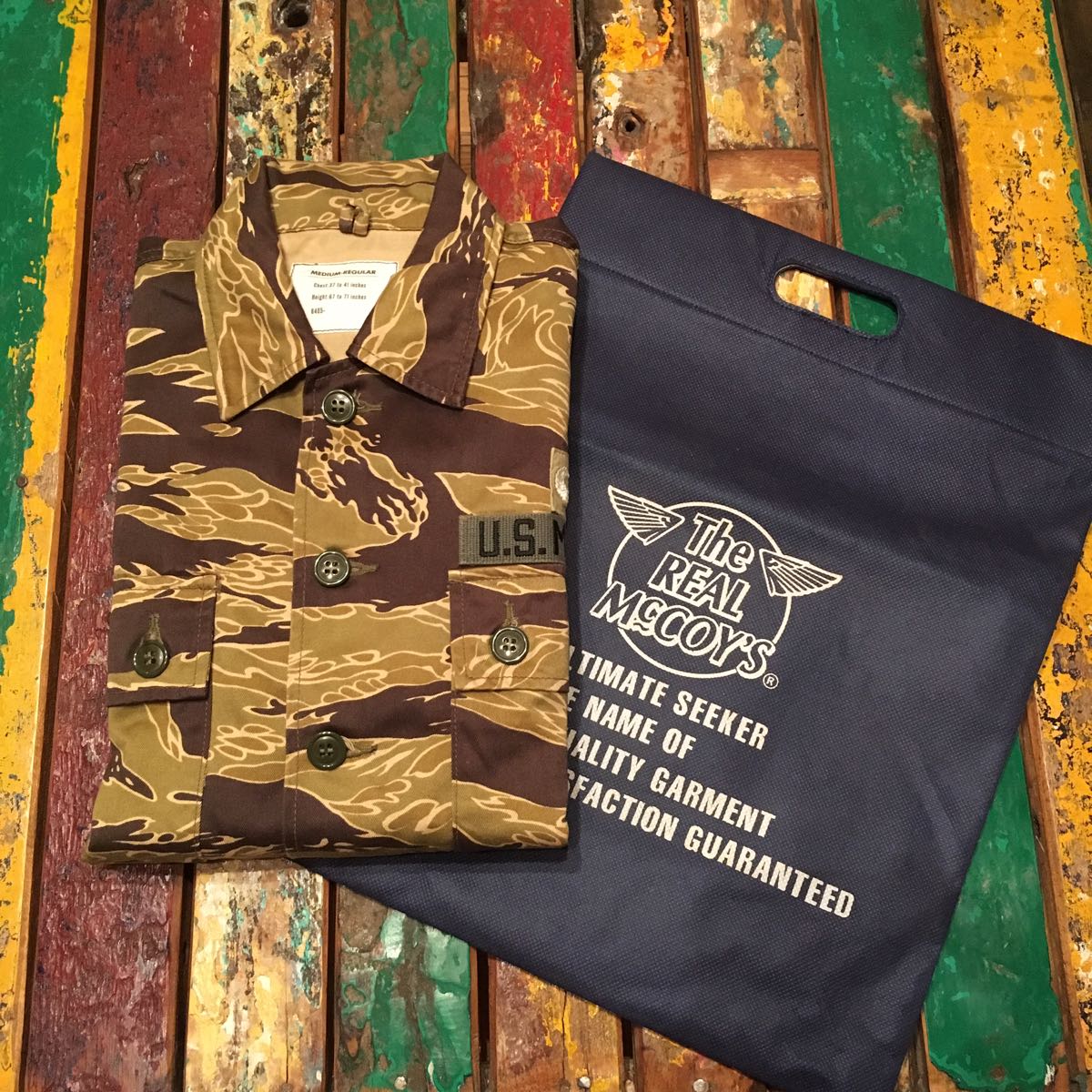 リアルマッコイズ　ゴールドタイガー　サイズS リアルマッコイズ ゴールドタイガー サイズS リアルマッコイズ